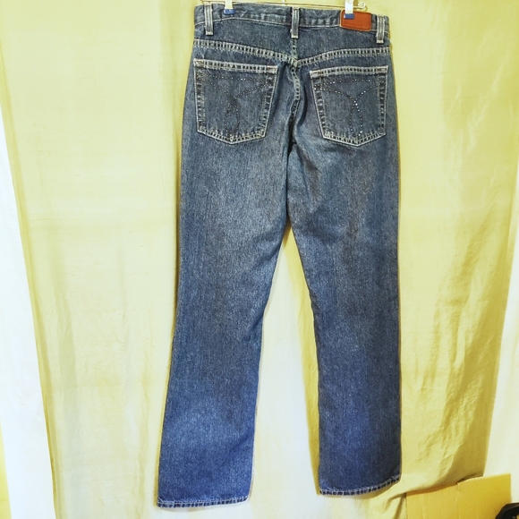 Calvin Klein Jeans Bootcut 100% Cotton Denim Jeans - Picture 9 of 14